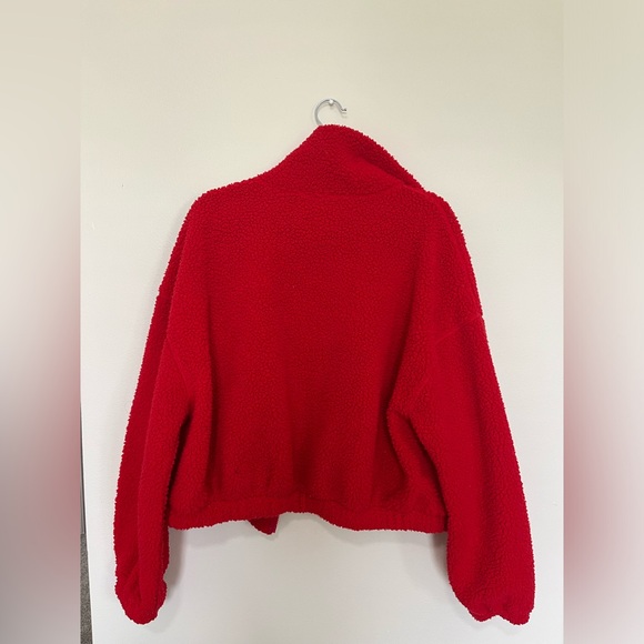 Old navy oversized full zip Sherpa pullover for women size small - Picture 4 of 6